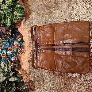 Marc By Marc Jacobs Oversized Leather Clutch/Tote Bag